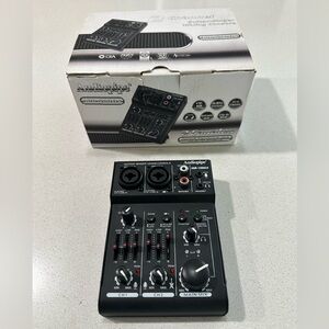 AudioPipe AQM-1200XLR 2 Channel Mini Mixing Console.